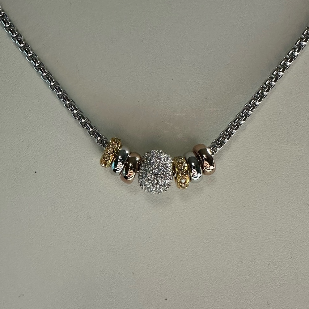 Touchstone Crystal by Swarovski “Let It Slide” Necklace
